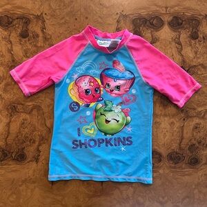 Shopkins Rash Guard Size 6x